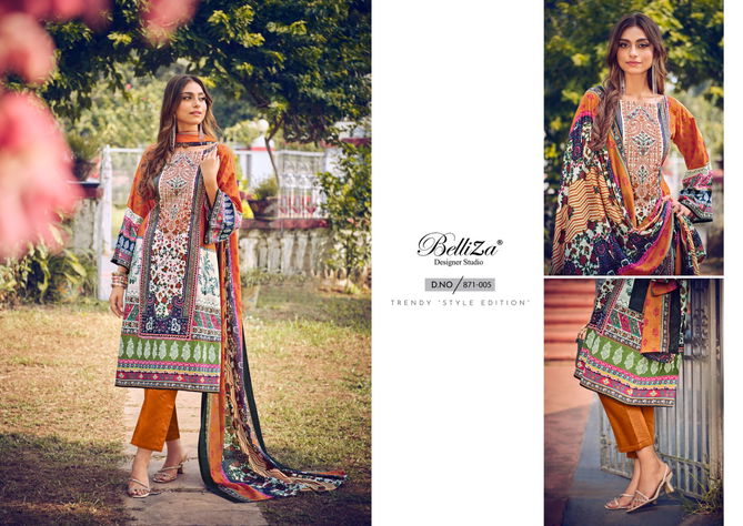 Naira Vol 30 By Belliza Printed Cotton Dress Material Wholesale In Delhi
